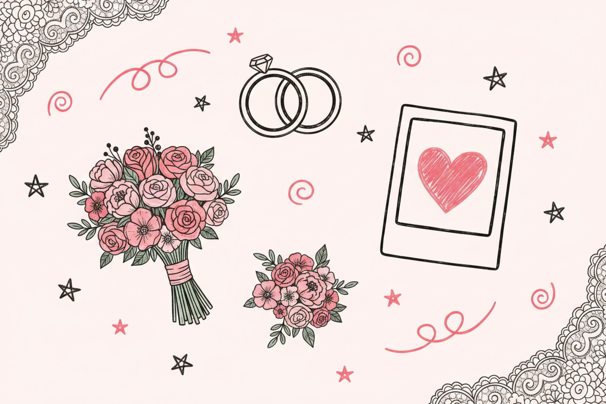 Wedding Themed Keepsakes Image